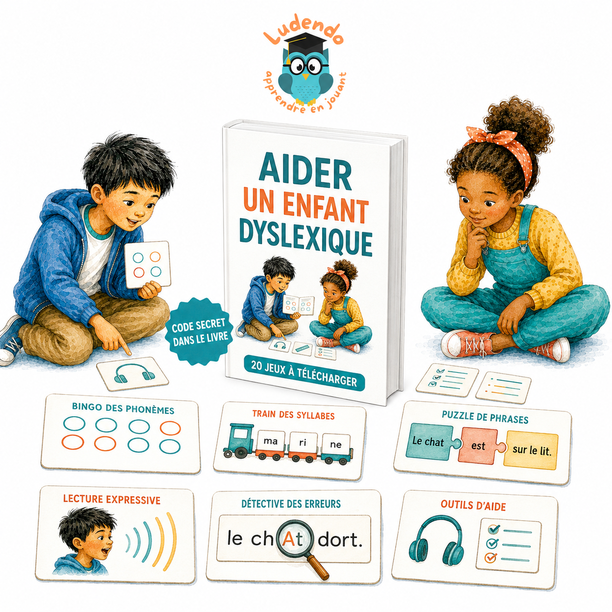 Jeux livre Aider un enfant dyslexique